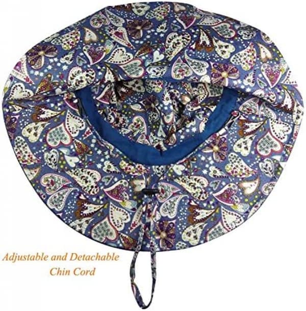 Dame Solhat Sommer UPF 50+ UV Beskyttelse Strandhat Foldbar