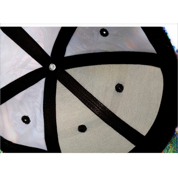 Tryckt basebollkeps, Graffiti Unisex Snapback Hip Hop-hattar C Green