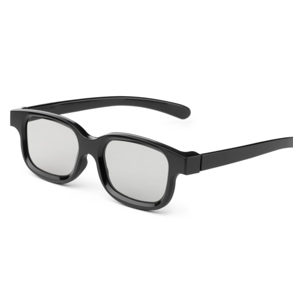 3D-glasögon, cirkulärt polariserade icke-blinkande passiva 3D-glasögon för Reald Format Cinema/Passiv polariserad 3D TV-projektor - 3D-glasögon 2 pcs