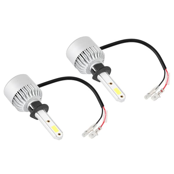 2 stk S2-COB H1 Bil LED Hovedlys 6000K IP67 Vanntett Frontlys