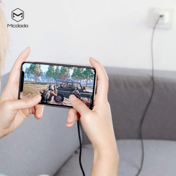 180 graders rätvinklig design för spel, Mcdodo 7 LED-färg Dua