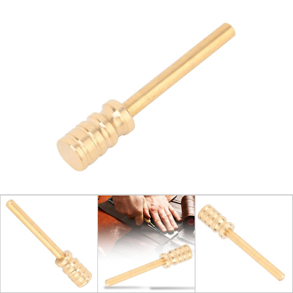 Messinkinen sähkökolvi lisävaruste hitsaus työkalu DIY nahkatyöhön (Arc 4 Groove)