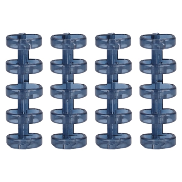 20 stk. Bindende Ringe Segmenteret Design Hold 60 Ark 11mm Bindende Tykkelse Kontorartikler Blå