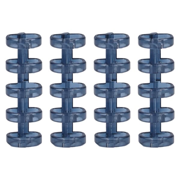 20 stk. Bindingsringer Segmentert Design Hold 60 Ark 11mm Bindings Tykkelse Kontorrekvisita Blå