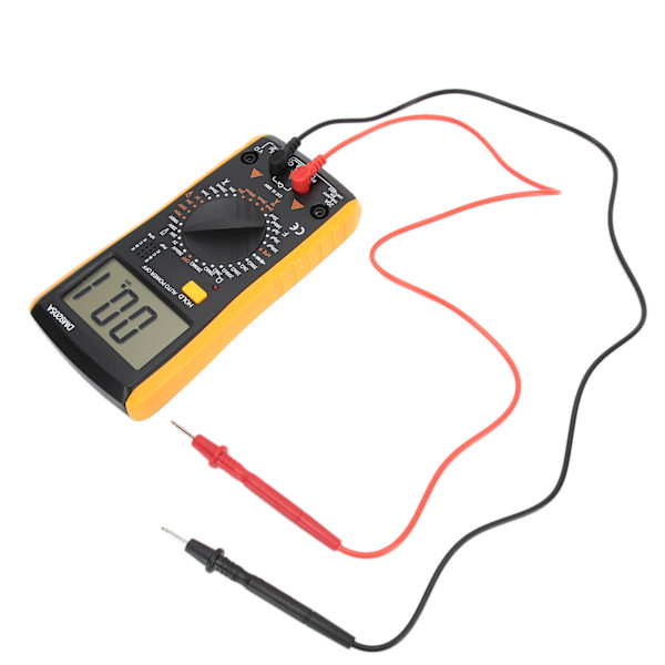 Multimeter Digital AC DC Spänning Ström Resistans Tester Elektriker Multifunktionsmätare