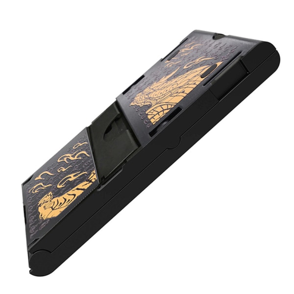 Bryterstativ for Nintendo med lagringsplasser for spillkort, justerbar, bærbar, sammenleggbar montering kompatibel med Nintendo Switch/Switch Lite/Switch OLED