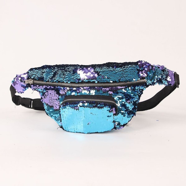 Sequin Fanny Pack (blue)