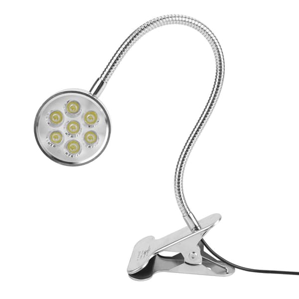 LED-maskinarbetslampa Svanhalsklämma/Fast bas Clamp Switch Lamp (#08)