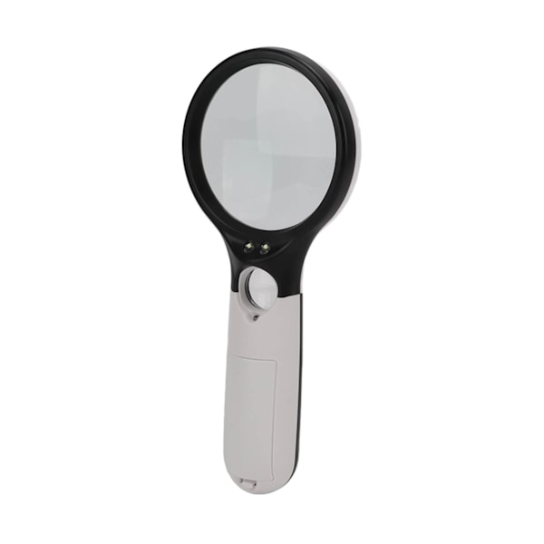 Ljusförstoringsglas LED-ljus Akryl Dubbel optisk lins Hög transparens Bärbar förstoringsglas med ljus