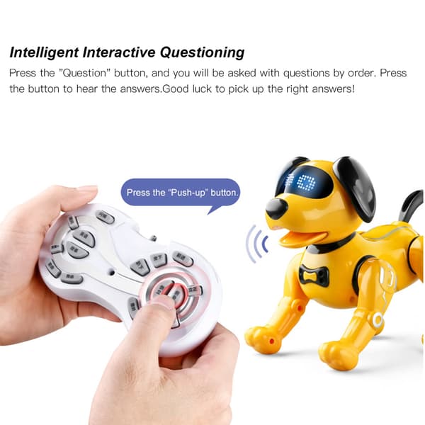 K11 RC Robot Hund Intelligent Leksak Programmering Interaktion med Musik 8+ Barn Valp Present