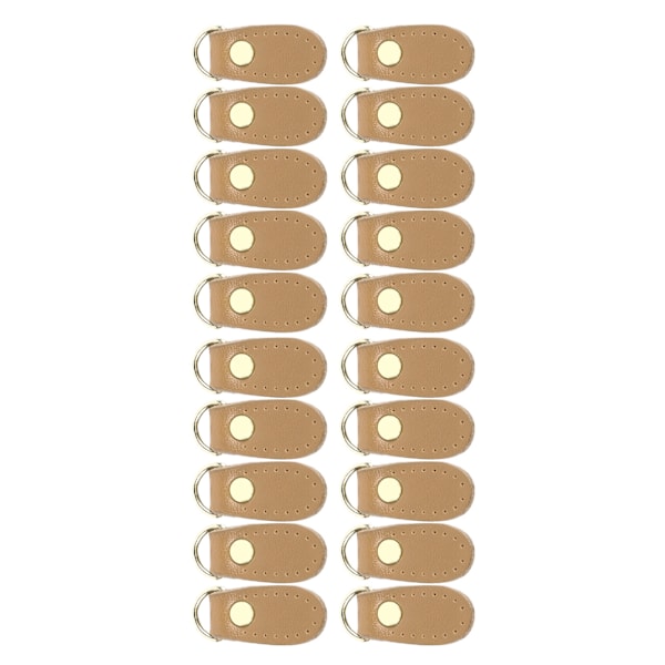Läder D-ringar Flerfunktions DIY Handväska Sido Clip Spänne med Guld Tillbehör för Väska Tillverkning Tillbehör Beige Guld Tillbehör