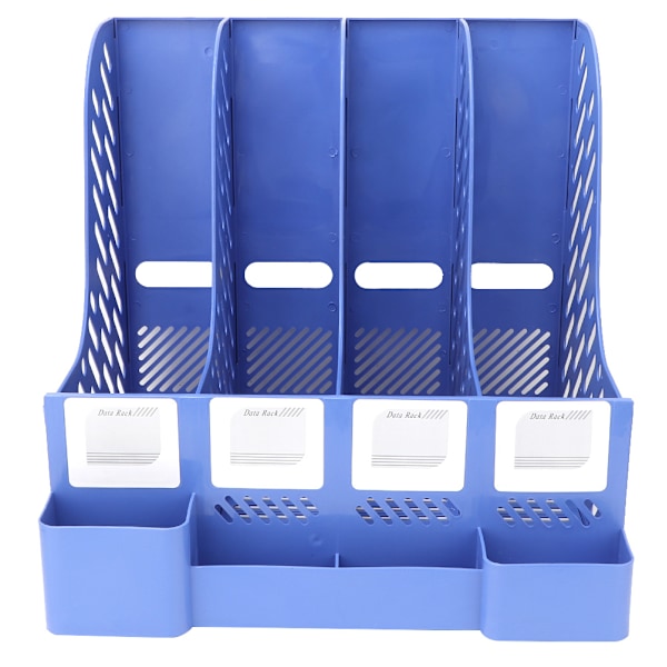Moderne kontor display magasin fil rack 4 rum arrangør skrivebord dokument sorter