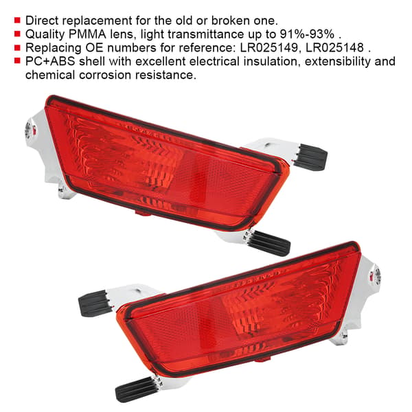 Baklykt for tåkelys LR025149 Passer til Land Rover Range Rover Evoque 11-19