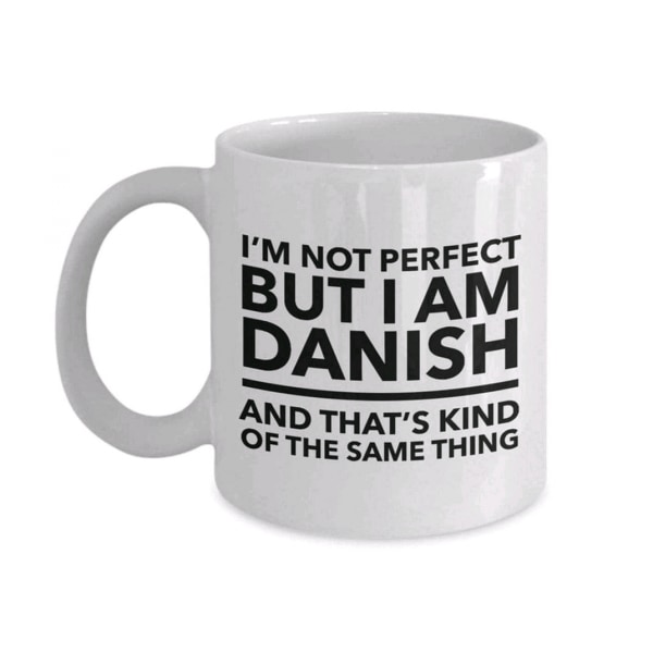 Jeg er ikke perfekt kaffekrus Morgenmads krus Sjov kaffekrus 11 ounce Inspiration