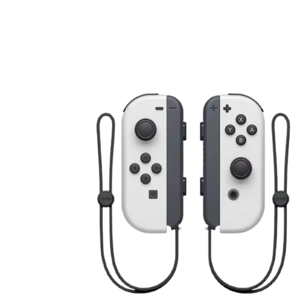 Nintendo switch-kontroller Joycon trådløs Bluetooth-spillkontroller fjernoppvåkning med tau white