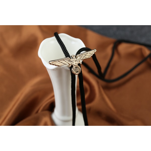 Bolo Tie Läder Halsband Western Halsband Kostym Accessorie D