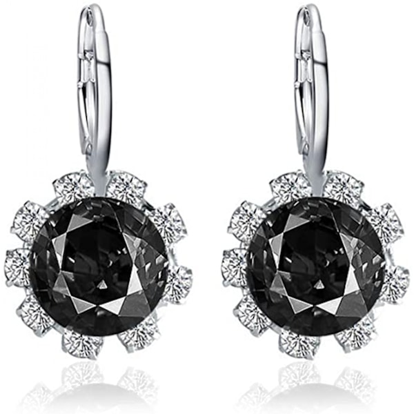 Örhängen, Runda Strass Diamanter Strass Flo