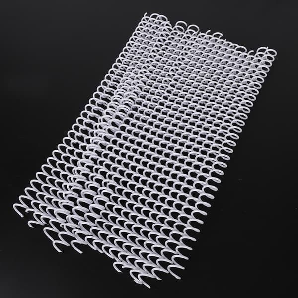 20 stk. 30 hulløs plastspiral til A4-papir 11 mm hvid