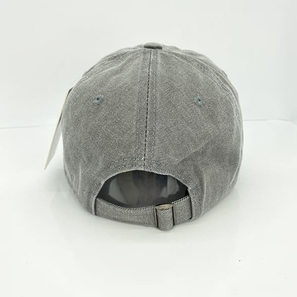 Hat Dame Bomuld Simpel Lille Bogstav Broderi Blød Top C Gray