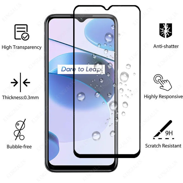 4IN1 för Realme C55 kameralinsskydd skärmskydd för Realme C55 skyddande härdat glas