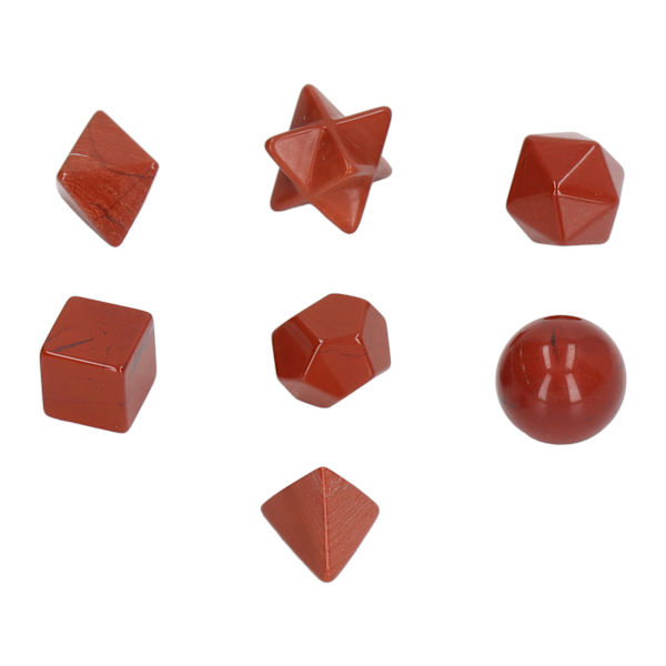 7 st chakra kristaller utsökta geometriska kristallstenar chakra healing kristaller kit för meditation hem inredning röd
