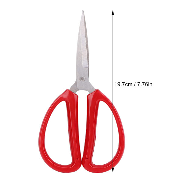 Kontorsmaterial Hand DIY Artware Verktyg Rostfritt Stålblad Sax (Stor)