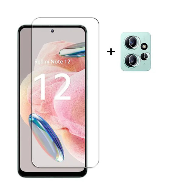 Härdat glas för Xiaomi Red mi 12 skärmskydd i glas