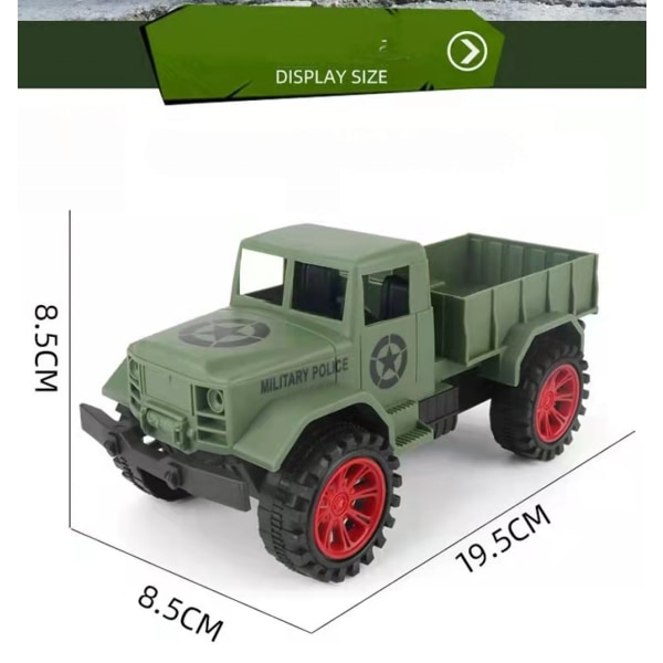 3 kpl sotilaskuorma-autoa, maastoajoneuvojen armeija-autot, ajoneuvo