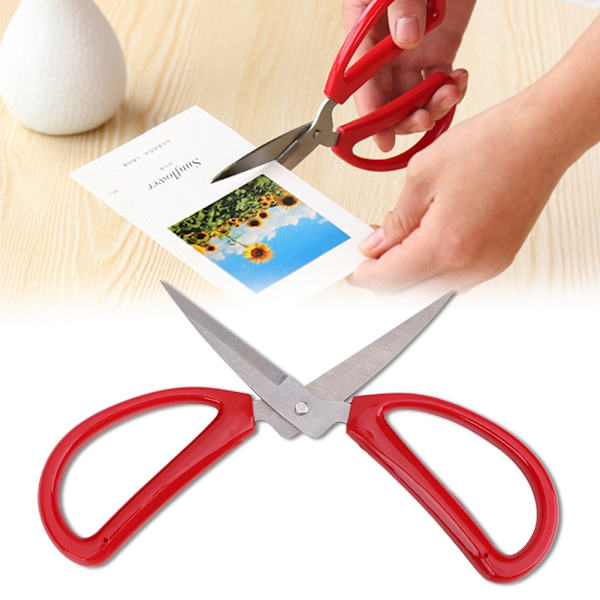 Kontorsmaterial Hand DIY Artware Verktyg Rostfritt Stålblad Sax (Stor)