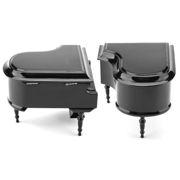 Exquisit Trä Mini Piano Modell Display Dekoration Hem Kaffe Hus Prydnad