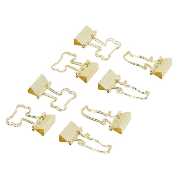 30 stk. Mini Binder Clips Multipurpose Innovative Metal Strong Clamping Force Paper Binder Clips for Home Office