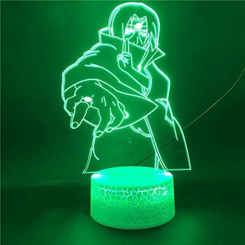 Naruto Kakashi Uchiha Sasuke 3D Illusion Natlampe Sm