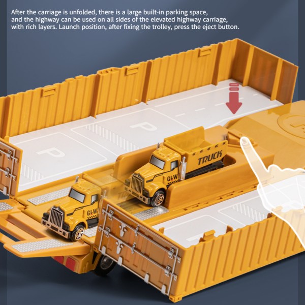 Alloy Engineering Vehicle Simulation Grävmaskin Crane Transp