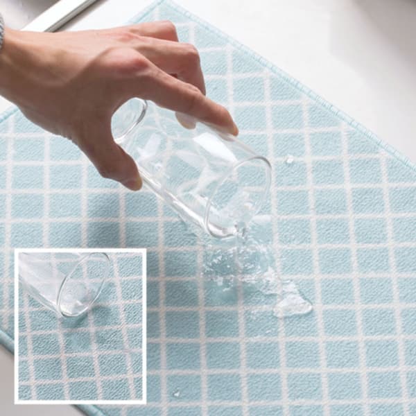 Opvaskemåtte, Ultra Absorberende Mikrofiber Opvaskestativ