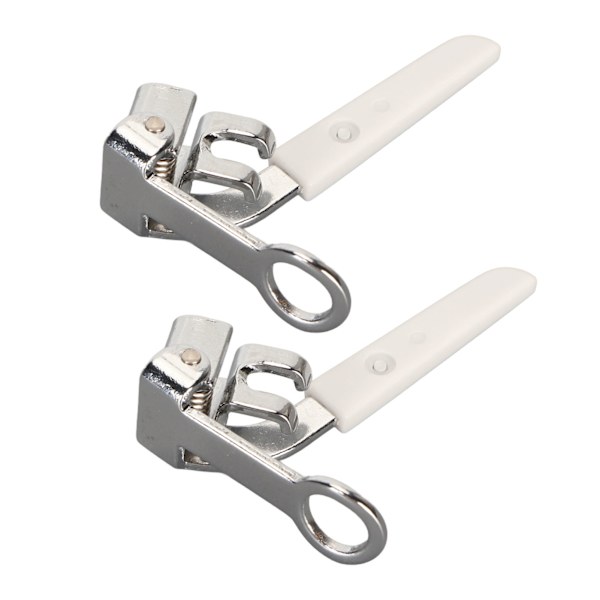 2 stk. broderi-stopfod i rustfrit stål til Singer 4452 44S 6180 6160 5400 C5200 2277 2282 2263 2250