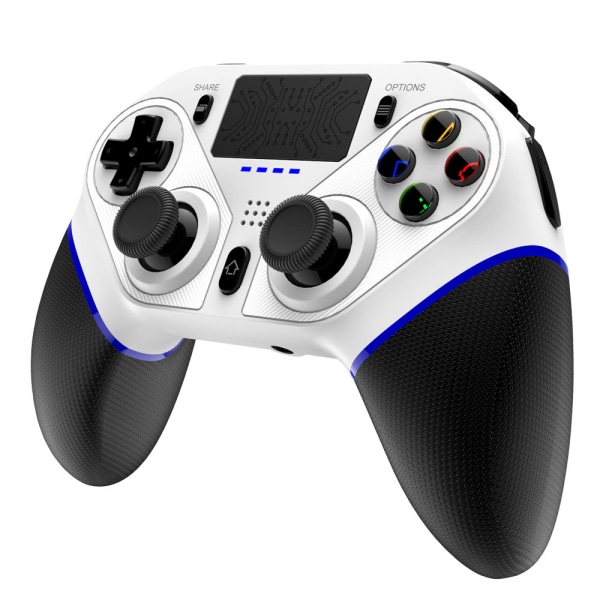 Trådlös handkontroll för PS4, PlayStation 4 Gamepad Joystick White