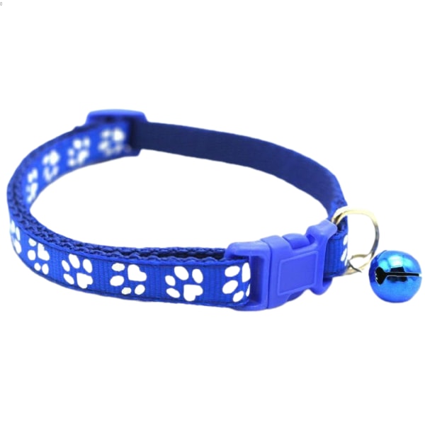 Hundhalsband Andas Nylon Pet Halsband Justerbar Liten och Dark Blue
