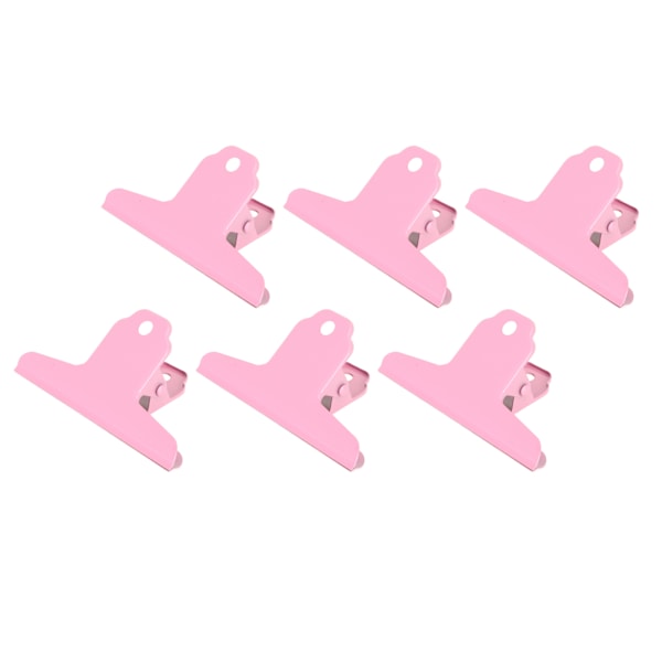 10 kpl metalliset niittiklipsit, rautaiset, suuret niittiklipsit, vahva puristusvoima, paperiniittiklipsit toimistoon, kouluun, lippuihin, valokuviin, pinkki