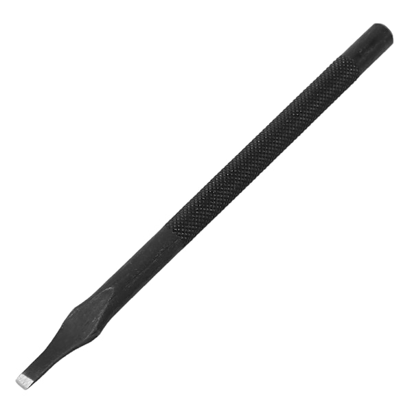 Læder Slot Punch Sort Stål Læder Fin Poleret Flad Spids Hul Puncher3mm