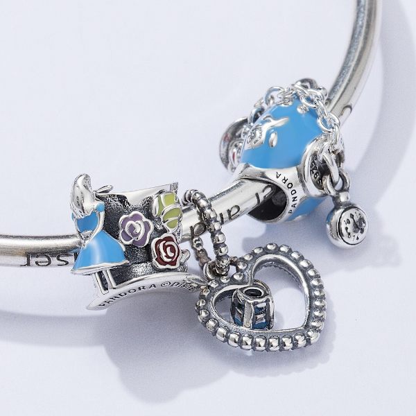 Armband i sterlingsilver, ormkedjestil, 17 cm