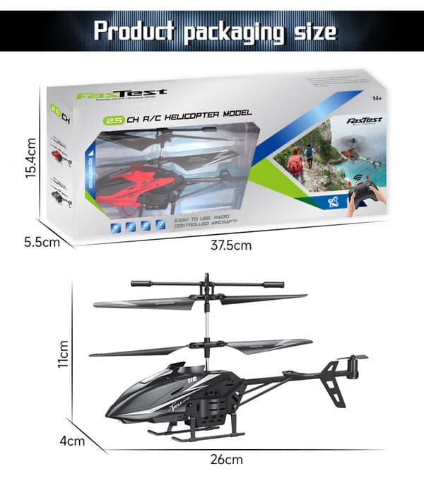 Kauko-ohjattava helikopteri, lentokonelelu korkeudenpidolla