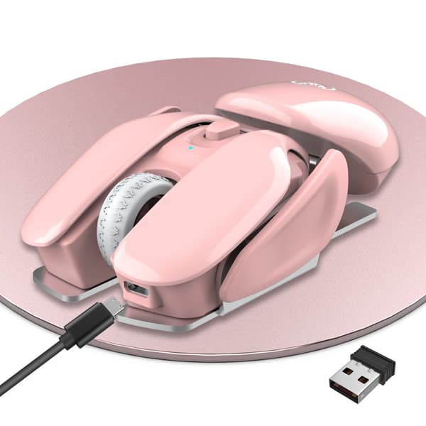 Kablet Gaming Mus Støjsvagt Klik, Ergonomisk Kablet USB Computer