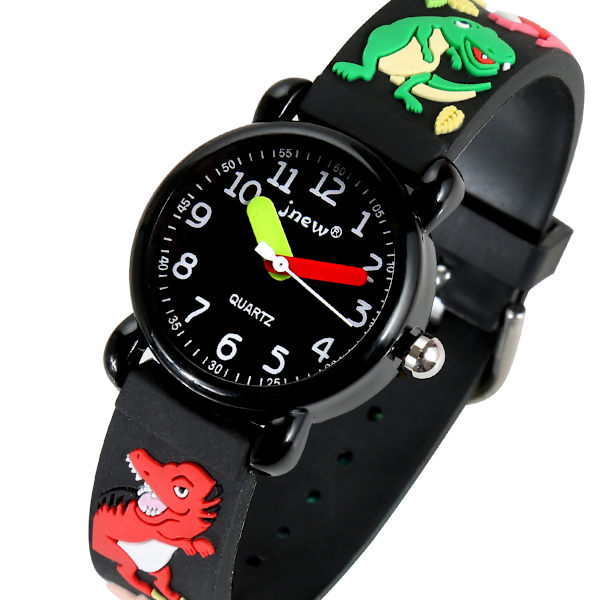 3D Barnklocka, Söt Cartoon Vattentät Klocka Silikonarmband för 2-12 År Gamla Flickor och Pojkar, Bästa Presenten till Barn