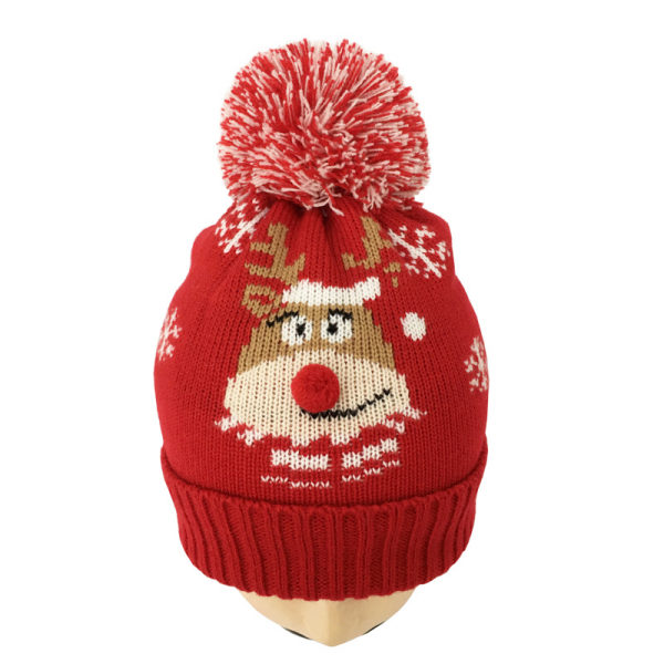 Julhelgens modekollektion av vintervävda pom-p