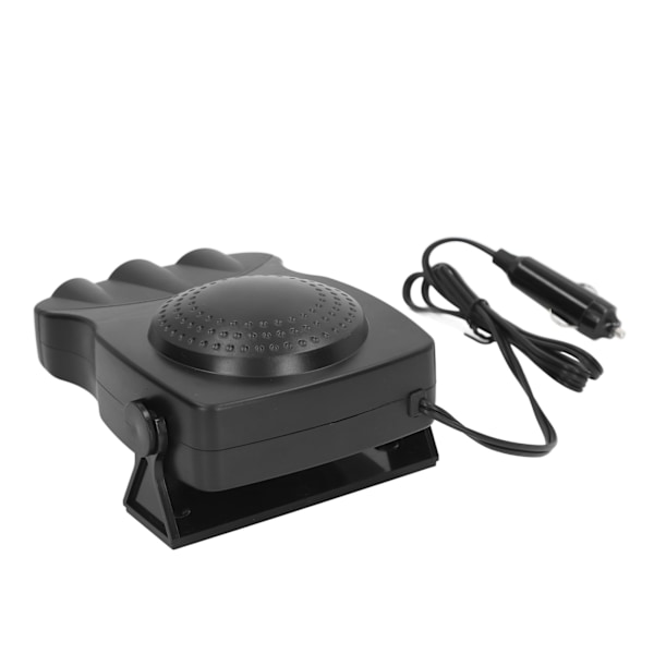 Dobbelttilstands Bilvarmer 360° Drejelig 150W ABS Bærbar Bilrudesafrimmer Afdugter 12V 12.5A 24V 9A