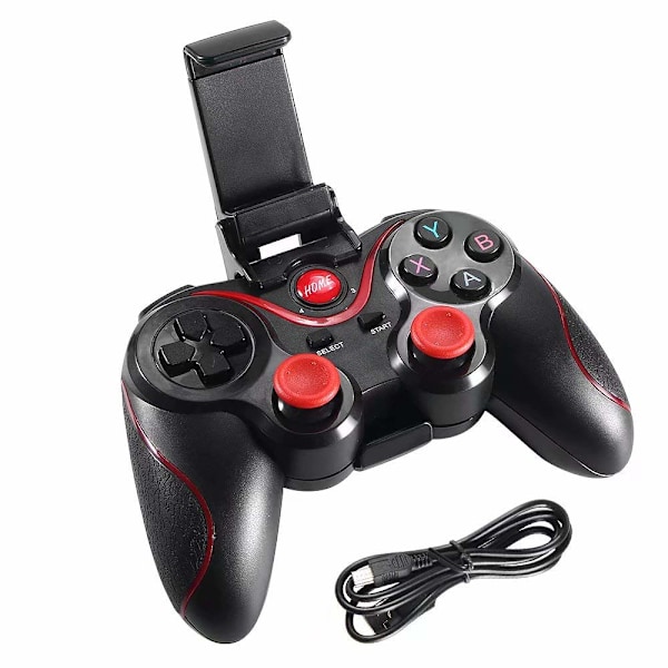 Mobil spillkontroller, trådløs Bluetooth GamePad Joystick spillkontroller for Android TV Box Tablet