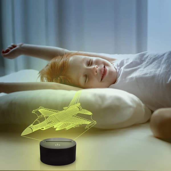 3D Natlampe til US Army Militær, 16 Farver Skift Smart