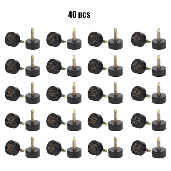 20 par højhælede hæle Dowels hælhøjder udskiftningssko tilbehør 14MM