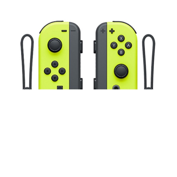 Nintendo Switch-kontroller Joycon trådlös Bluetooth-spelkontroll fjärrväckning med rep Electric yellow