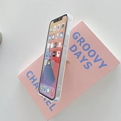Yhteensopiva iPhone 12 Pro Max -kotelon kanssa, kirkas kimalteleva bling